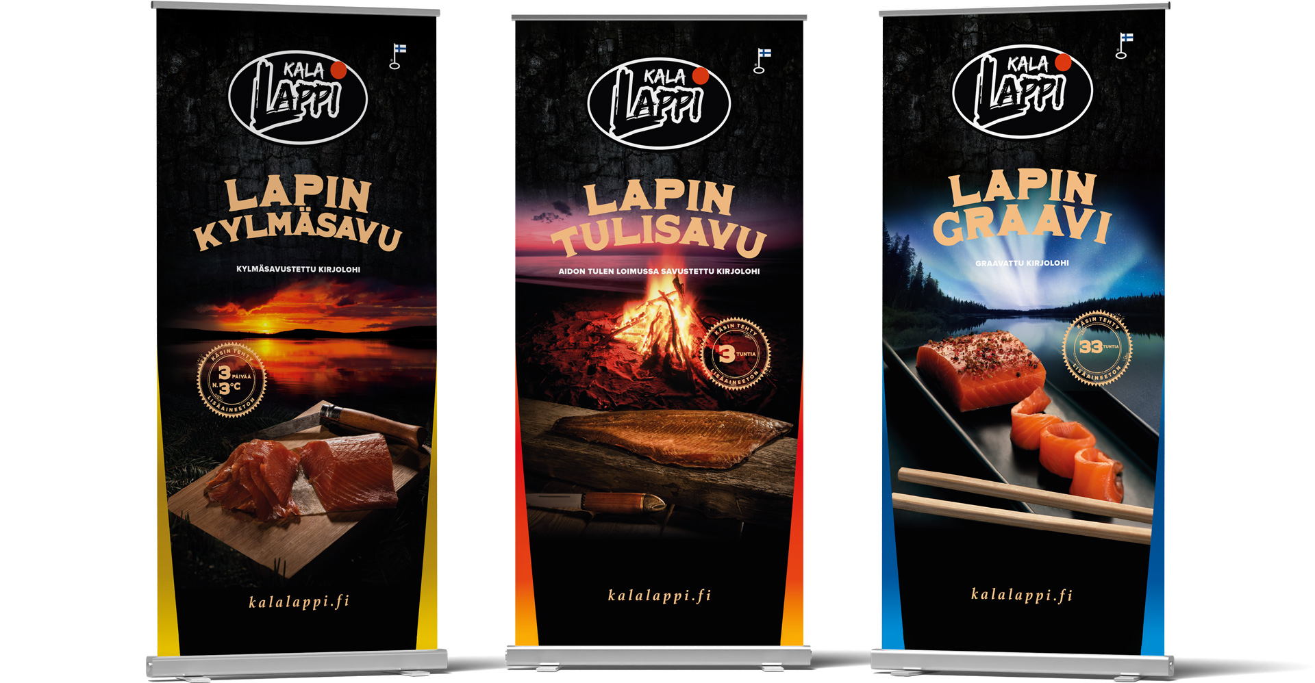 Näyttävät messuseinät ja taustarakenteet